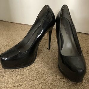 black high heels